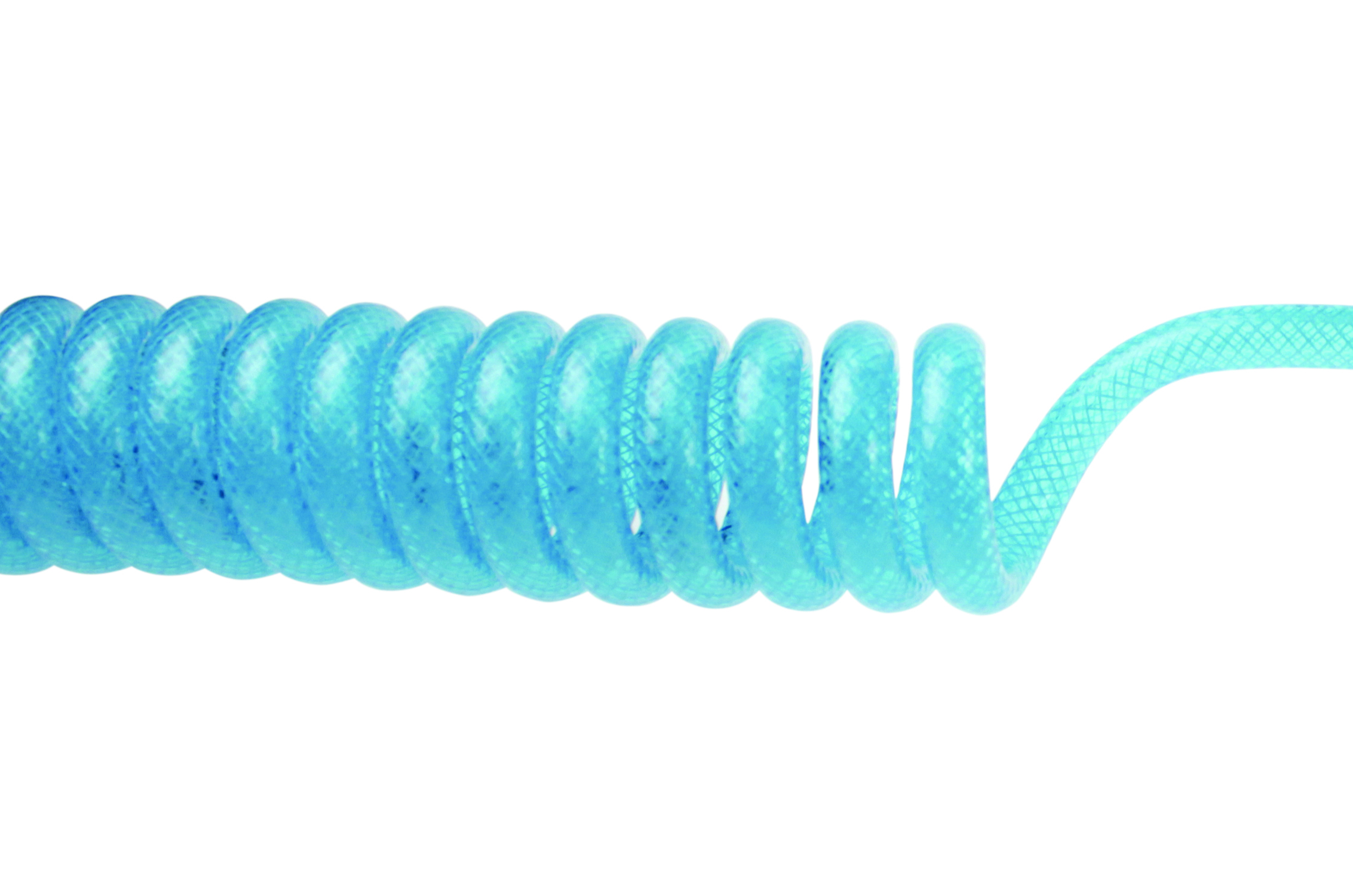 Polyurethan-Spiralschlauch mit Gewebeeinlage